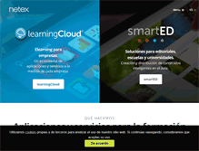 Tablet Screenshot of netexlearning.com